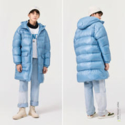 Semir 森马 羽绒服男温暖90绒oversize长款男生保暖面包服