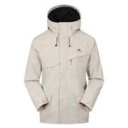 DECATHLON 迪卡侬 户外衣男登山服春秋单层薄款米白色-亚洲版L-4883355