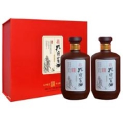 孔府家酒 孔府家 儒雅礼盒 浓香型白酒52度 500ml*2瓶（新老包装） 节日送礼