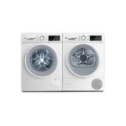 预售、PLUS会员：BOSCH 博世 云朵白系列 WGA152000W+WQA254D00W 热泵洗烘套装 白色