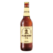 泰山 啤酒原浆干啤全麦芽酿造瓶装啤酒整箱 496mL*6瓶
