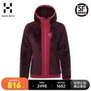HAGLÖFS 火柴棍 HAGLOFS户外女POLARTEC thermal pro 保暖舒适连帽抓绒衣外套