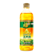福临门 食用油 非转基因 压榨一级 黄金产地玉米胚芽油900ml 中粮出品