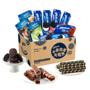 需福袋、88VIP：OREO 奥利奥 十全十美 零食大礼包 混合口味 767g