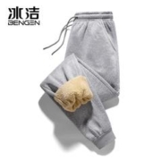 多尺码可选冰洁 冬季羊羔绒加绒裤子