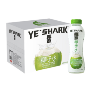 HUANLEJIA 欢乐家 椰鲨100%椰子水 380ml*12瓶