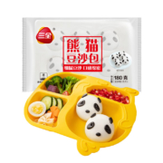三全（Sanquan） 卡通熊猫豆沙包 180g/6只*10袋（专区任选10件）