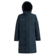 SNOWFLYING 雪中飞 男长款立领连帽羽绒服 希瑟蓝 180/96A