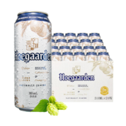 PLUS会员：Hoegaarden 福佳 白啤 比利时风味 馥郁果香 310ml*24听 整箱装*2件
