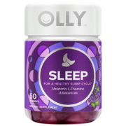 OLLY褪黑素睡眠软糖成人失眠改善作息倒时差sleepwell褪黑素片 美国进口 OLLY褪黑素软糖50粒