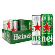 88VIP会员：Heineken 喜力 经典啤酒 330ml*15听 纤体听整箱装