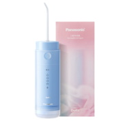 松下（Panasonic）冲牙器洗牙器牙线 高频脉冲水流 小巧便携式伸缩小圆管 圣诞新年礼物送男友送女友EW-DJ33-A雾霾蓝