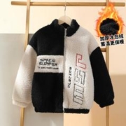JEANSWEST 真维斯 秋冬儿童外套毛绒加厚保暖加绒