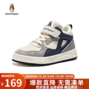 暇步士 童鞋女童高帮板鞋新款 HP3310深蓝（四季款） 29码-鞋内长19.0cm/脚长18.4cm