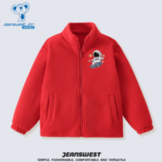 JEANSWEST 真维斯 儿童加绒外套 加厚保暖