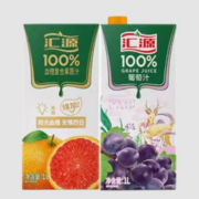 汇源100%果汁 1L*2箱 多口味自选