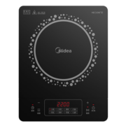 美的（Midea）电磁炉 2200W大功率 家用触控按键 耐用面板 八档火力 纤薄 定时功能电磁灶火锅炉 C22-RT22E01