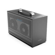 PCCOOLER 超频三 蜂鸟1 I100CW PRO MINI-ITX机箱 非侧透 钛灰色