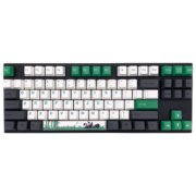 阿米洛（Varmilo） 熊猫系列机械键盘 静电容V2轴体 键盘机械 游戏键盘 程序员键盘 熊猫MA87键白灯 静电容V2雏菊黄轴