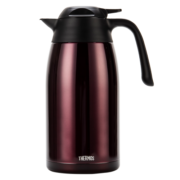 膳魔师（THERMOS） 保温壶家用大容量办公热水瓶暖壶2L男女不锈钢真空水壶 THS/THX THS-2000咖啡色