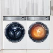 预售、PLUS会员：Haier 海尔 超薄平嵌376W白洗烘套装 10Kg精华洗滚筒洗衣机+双擎热泵烘干机 BD14376LWU1+376W