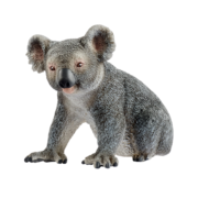 思乐（Schleich S）仿真动物模型迷你小动物玩具幼儿儿童玩具男孩女孩玩具狗袋鼠河马 考拉玩具14815
