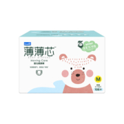五羊薄薄芯婴儿纸尿裤M108片×1箱尿不湿超薄透气干爽非拉拉裤