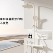 SSWW 浪鲸 淋浴花洒套装 钢化玻璃置物台