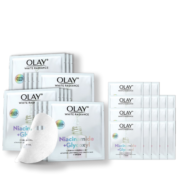 玉兰油（OLAY）抗糖小白瓶精华面膜15片装烟酰胺美白补水保湿面膜减黄圣诞礼物