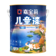 嘉宝莉儿童漆内墙乳胶漆净味抗甲醛全效无添加儿童房间墙面漆6.4kg