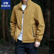 ROMON 罗蒙 大码2023新款男士抓绒衣运动双面穿夹克卫衣外套加绒冲锋衣内