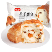 桃李 面包 果子面包 早餐食品果脯短保面包网红代餐手撕夹心 果子面包240g*2包