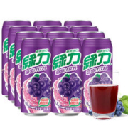 绿力 台湾绿力果汁饮料葡萄汁480ml*12罐酸甜可口果味浓聚餐饮品