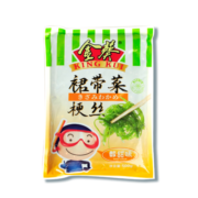 金葵（jinkui）日式裙带菜开袋即食海藻寿司海草沙拉即食梗丝大包装 2袋酸甜+1袋芥末