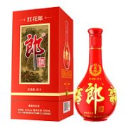 LANGJIU 郎酒 红花郎十 53度酱香型高度白酒第四代 500ml单瓶