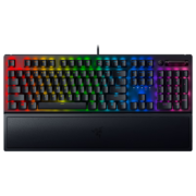 雷蛇 Razer 黑寡妇蜘蛛V3-绿轴 游戏电竞 RGB 全新透明机械轴 机械键盘