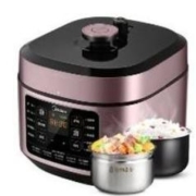 再降价、PLUS会员：Midea 美的 少盐系列 MY-C541G 智能电压力锅 5L