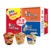 京东百亿补贴:康师傅方便面  红烧牛肉面*6+香辣*3+鲜虾*3  杯面 泡面整箱速食