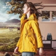 PELLIOT 伯希和 户外抓绒冲锋衣女三合一防水外套西藏登山服