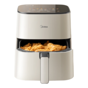 美的（Midea） 空气炸锅家用大容量新品多功能全自动烤箱不用翻面易清洗智能蒸汽电炸锅低脂薯条 店长力荐丨5升
