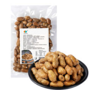 小鹿食野 原味香脆白皮卤煮花生500g/袋下酒菜小龙虾冷啖杯搭档休闲零食