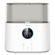 海尔（Haier）婴儿暖奶器多功能恒温温奶器升级电子触屏双瓶暖奶 HBW-D201