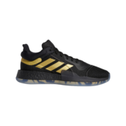 adidas阿迪达斯官方Marquee Boost Low男子团队款专业篮球鞋EE8572 黑/金色 43(265mm)