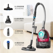 飞利浦（PHILIPS）吸尘器家用大功率大吸力多种吸嘴无尘袋卧式吸尘机 地板/地毯/地砖除尘器 FC8632/83 FC8632/83