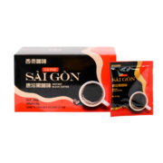 西贡（SAGOCOFFEE） 黑咖啡无蔗糖特浓健身咖啡低脂速溶美式咖啡粉盒装 黑咖啡30杯