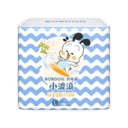 巴布豆(BOBDOG)小波浪薄柔亲肤学步裤L22片(9-14KG)大码婴儿尿不湿 成长裤 柔软透气不闷热