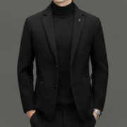 ROMON 罗蒙 2023秋冬男士商务休闲西服羊毛呢西装外套