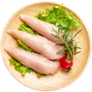 CP正大食品CP 鸡小胸 1kg 出口级食材 冷冻鸡肉 鸡胸肉 健身减脂