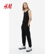 京东百亿补贴：H&M 男士休闲裤 新款修身直筒保暖拉绒慢跑裤 1012056