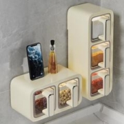 奥氏 调料盒家用厨房壁挂调味罐盐味精收纳盒佐料香料密封组合套装